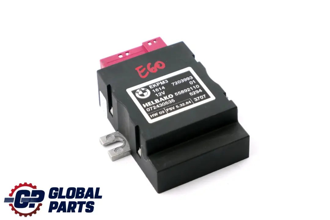 BMW E60 E61 E63 E81 E87 E90 Control Unit For Fuel Pump ECU - SKU 7203993 - Part number 7203993