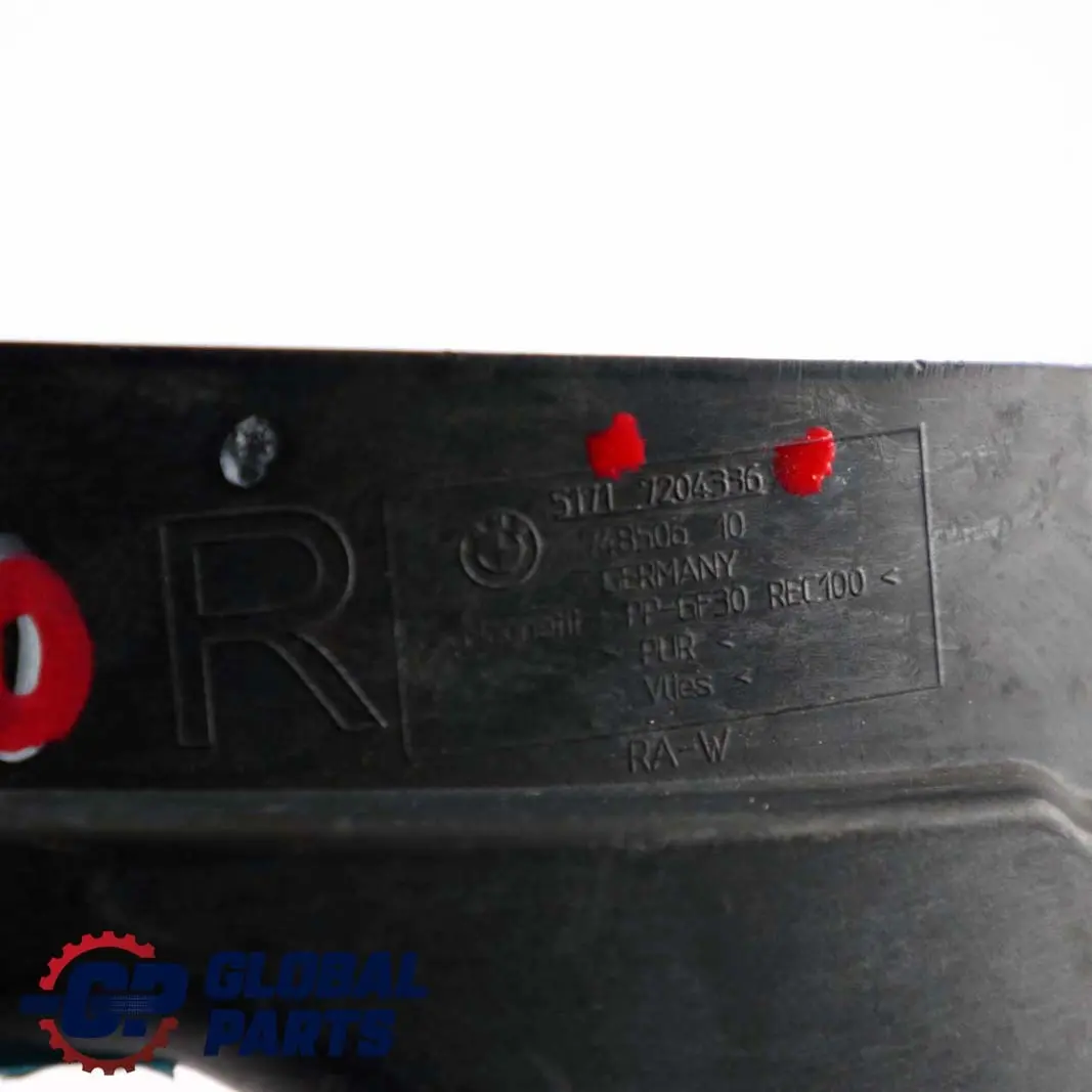 Mamparo Cortafuegos Sección Superior Derecha para BMW F10 F11 Motor con número de pieza 7204336 BMW F10 F11 Motor Mamparo Cortafuegos Sección Superior Derecha - SKU 7204336 - Número de pieza 7204336