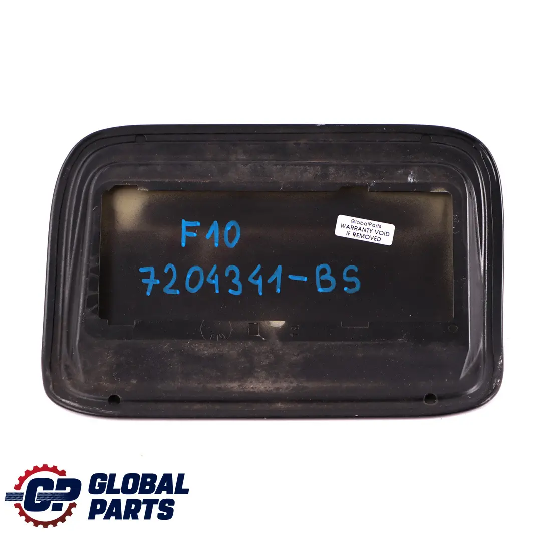 BMW F10 LCI Fuel Filler Fill In Flap Cover Black Sapphire Metallic 475 - SKU 7204341-BS - Part number 7204341