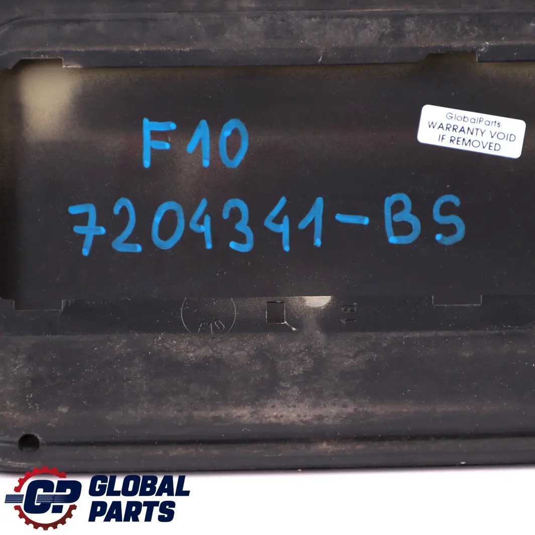 Filler Fill In Flap Cover Black Sapphire Metallic 475 to BMW F10 LCI Fuel with Part number 7204341 BMW F10 LCI Fuel Filler Fill In Flap Cover Black Sapphire Metallic 475 - SKU 7204341-BS - Part number 7204341