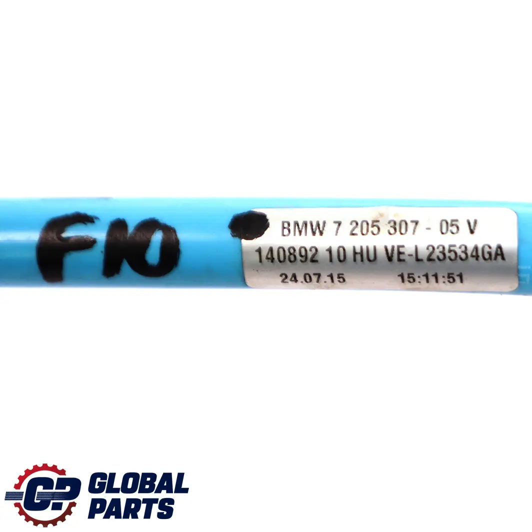 BMW F10 F11 LCI N47N N57 N57N Fuel Return Line Pipe Hose Rear - SKU 7205307 - Part number 7205307