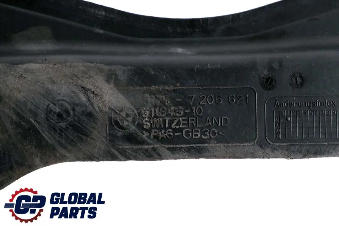 BMW X6 Serie E71 Copertura Piastra Rinforzo Isolamento Termico - SKU 7205621 - Numero di parte 7205621