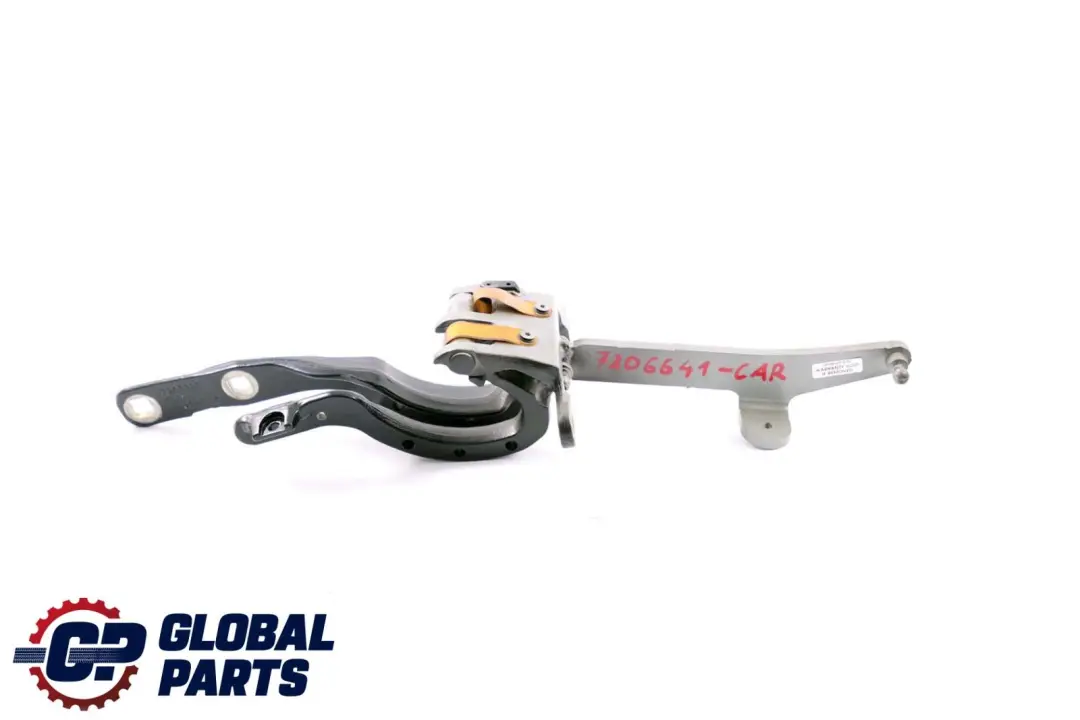 BMW F11 Trunk Lid Boot Tailgate Hinge Left N/S Carbon Schwarz Black - SKU 7206641-CAR - Part number 7206641