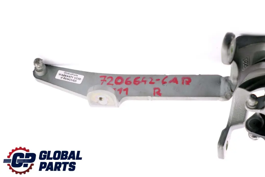 BMW 5 Series F11 Right O/S Trunk Lid Boot Tailgate Hinge Carbonschwarz Black - SKU 7206642-CAR - Part number 7206642