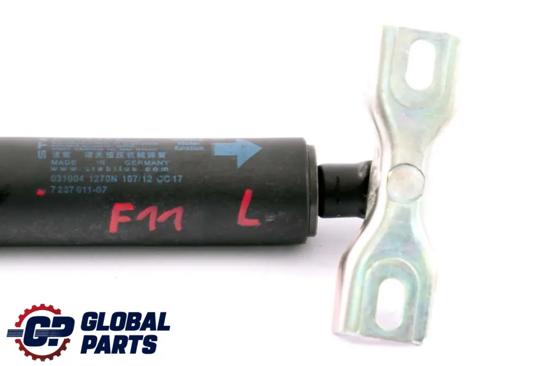 Feder Stütze Heck Klappe Oben Links für BMW F11 Touring mit Teilenummer 7207011 BMW F11 Touring Feder Stütze Heck Klappe Oben Links - SKU 7207011 - Teilenummer 7207011