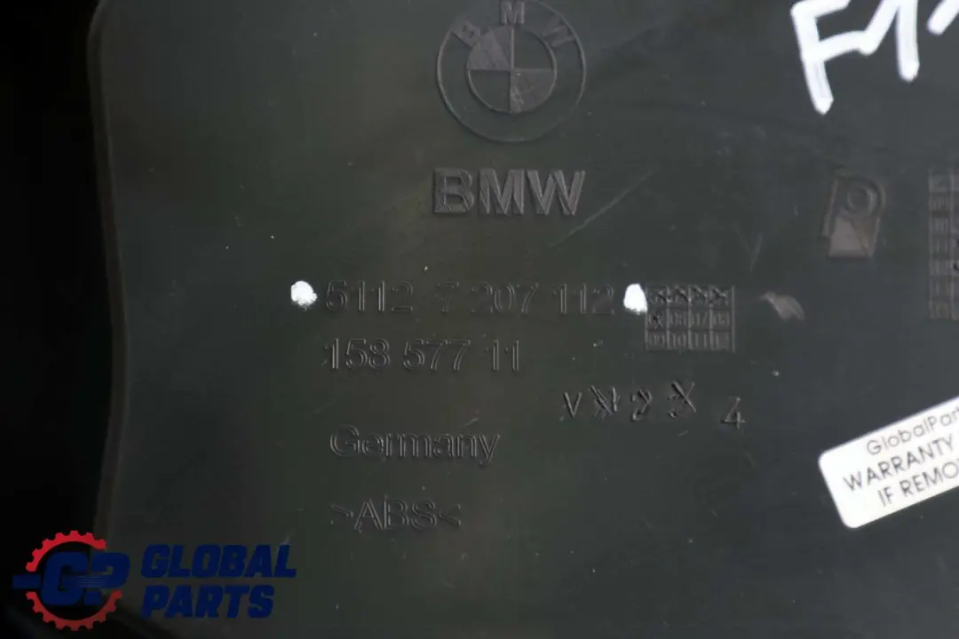 BMW F11 Guide de montage du pare chocs arrière côté droit - SKU 7207112 - Numéro de pièce 7207112