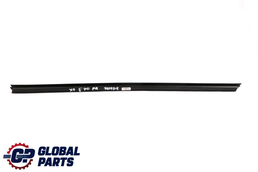 BMW X5 Series E70 Channel Sealing Seal Inside Door Front Right - SKU 7207218 - Part number 7207218