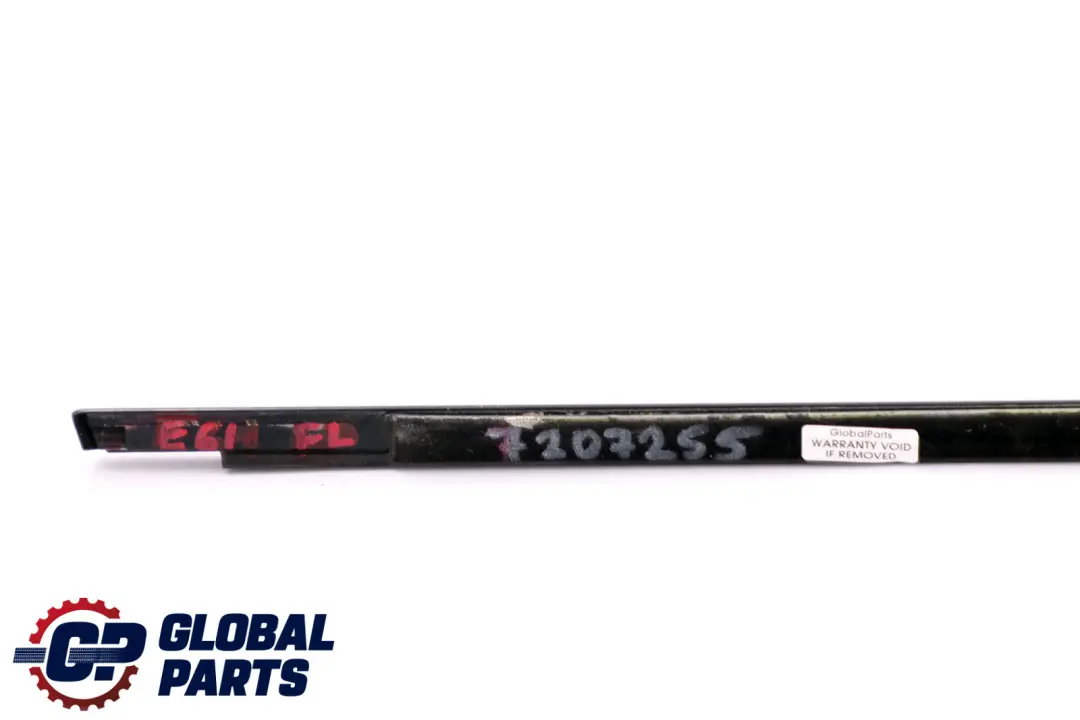 BMW E60 E61 Canal Cubierta Exterior Puerta Delantera Izquierda Glanzschwarz - SKU 7207255 - Número de pieza 7207255