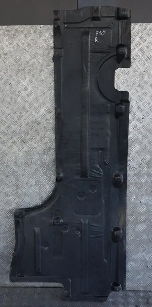 Right O/S Underbody Underfloor Panel Paneling Cover to BMW 5 F10 F11 with Part number 7207268 BMW 5 F10 F11 Right O/S Underbody Underfloor Panel Paneling Cover - SKU 7207268 - Part number 7207268