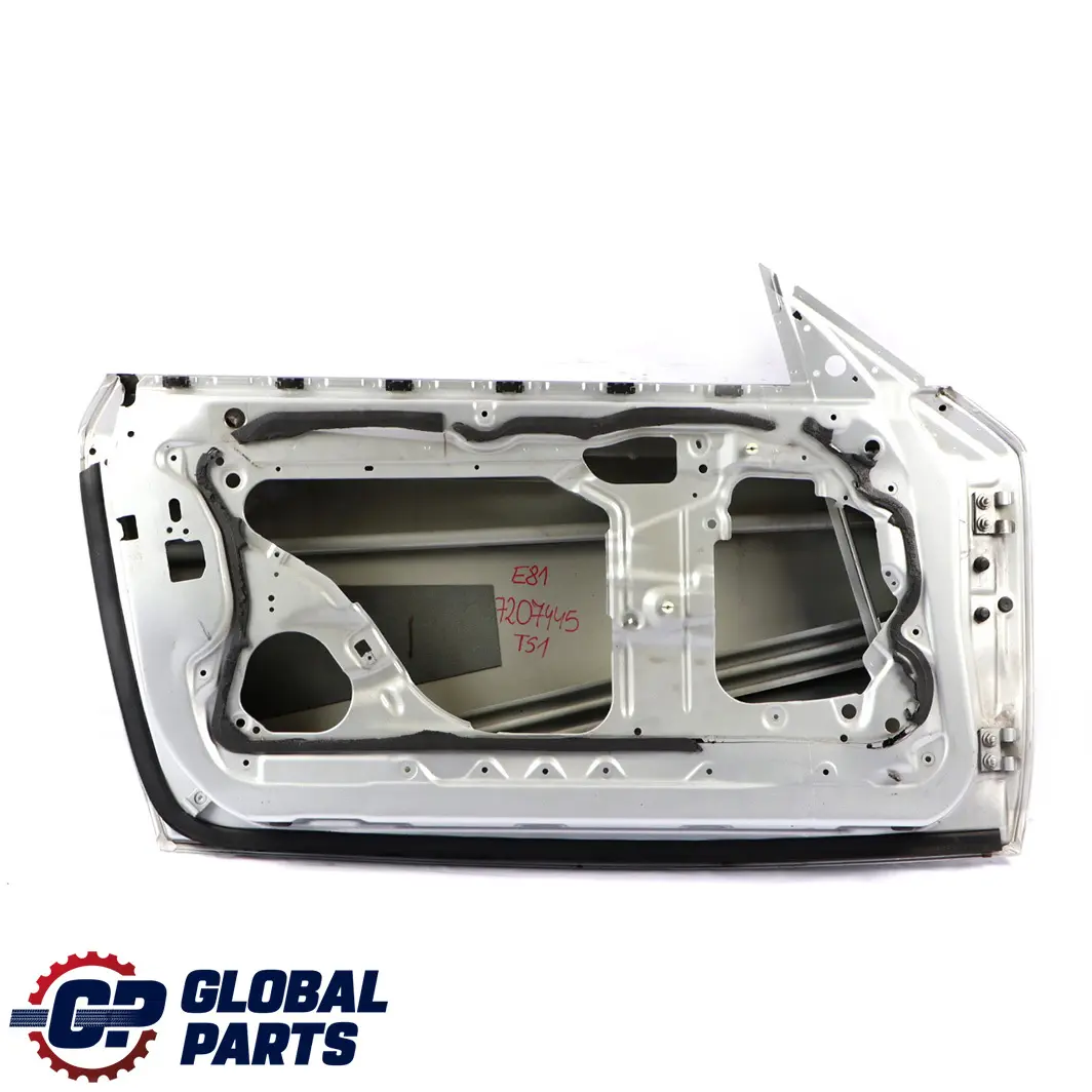Door Front Left N/S Titansilber Titan Silver Metallic to BMW 1 Series E81 E82 E88 with Part number 7207445 BMW 1 Series E81 E82 E88 Door Front Left N/S Titansilber Titan Silver Metallic - SKU 7207445-TS1 - Part number 7207445
