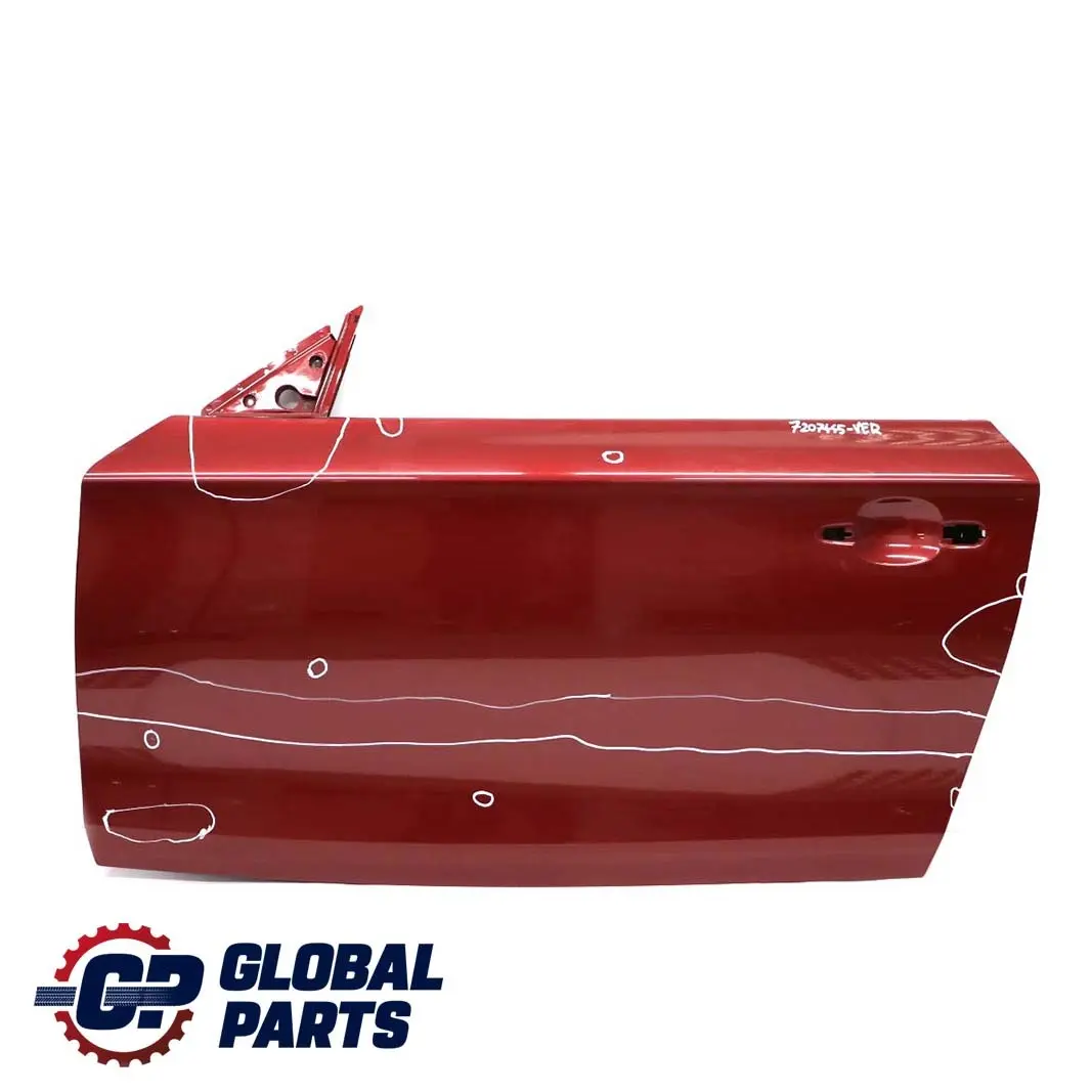 BMW E81 E82 E88 Porta Anteriore Sinistra Vermilionrot Rot Metallico -