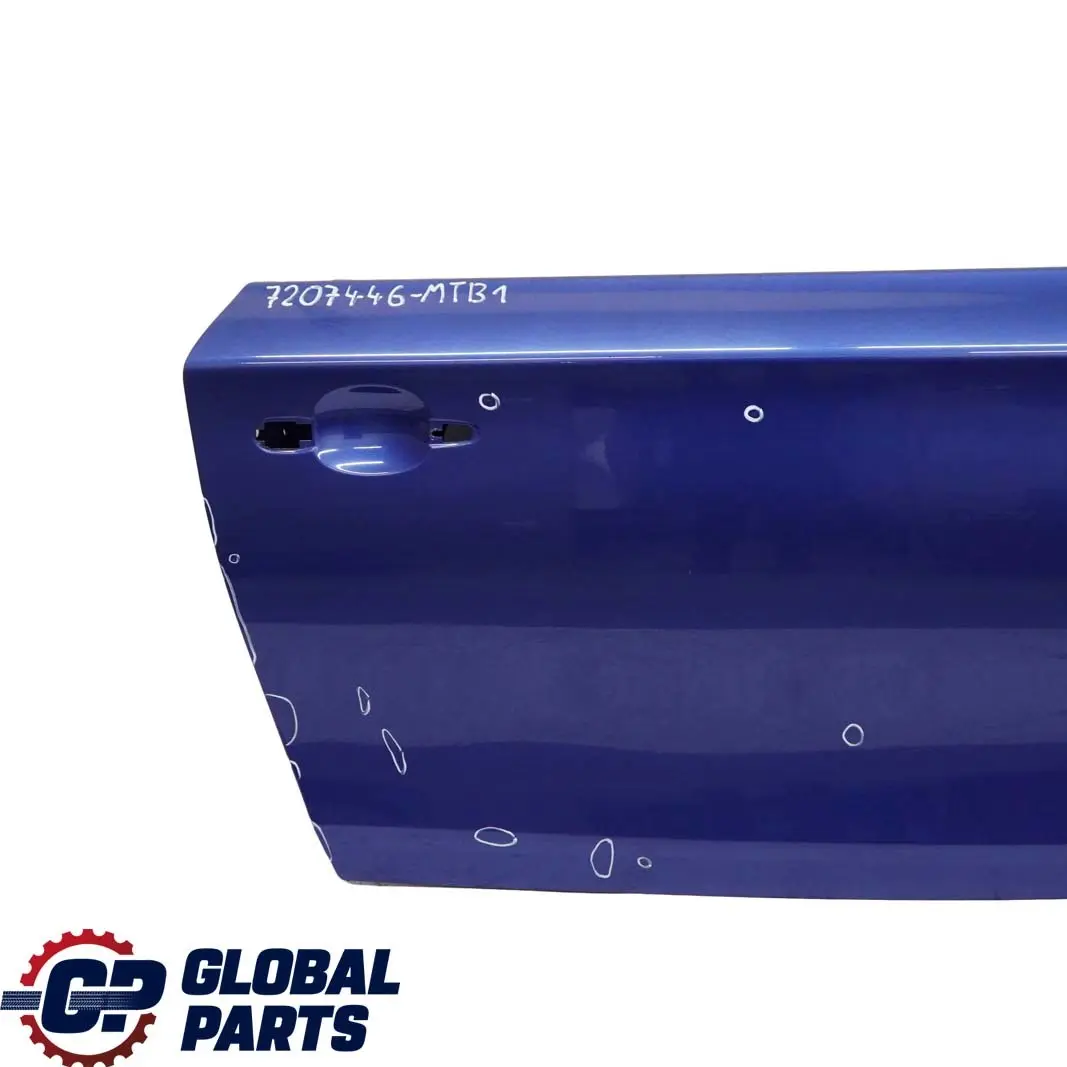 BMW E81 E82 E88 Puerta Delantera Derecha Montegoblau Azul Metalizado - A51 - SKU 7207446-MTB1 - Número de pieza 7207446