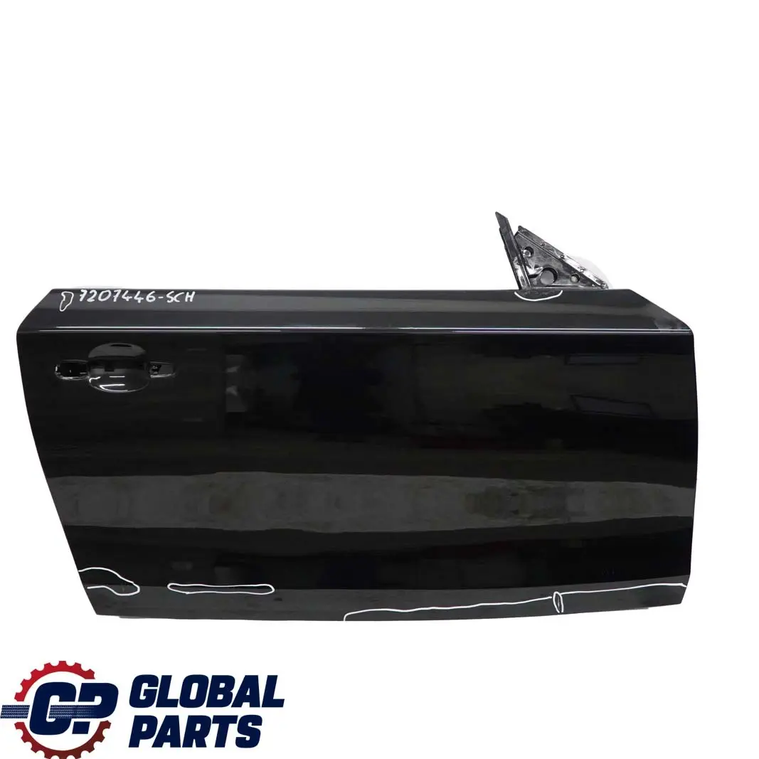 BMW 1 Series E81 E82 E88 Door Front Right O/S Schwarz 2 Jet Black - 668 - SKU 7207446-SCH - Part number 7207446