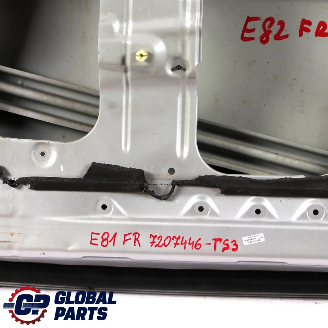 Door Front Right O/S Titansilber Titan Silver Metallic 354 to BMW 1 E81 E82 E88 3 with Part number 7207446 BMW 1 E81 E82 E88 3 Door Front Right O/S Titansilber Titan Silver Metallic 354 - SKU 7207446-TS3 - Part number 7207446