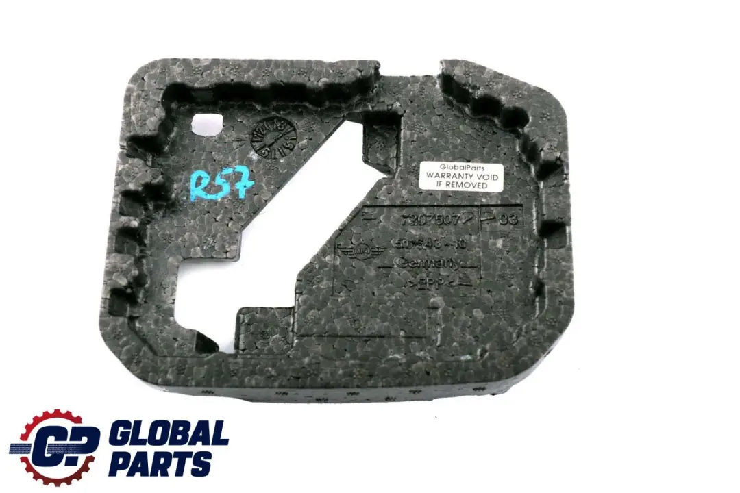 Coffre Remplissage MRS6 5147 pour Mini R55 R56 R57 LCI à propos du numéro de pièce 7207507 Mini R55 R56 R57 LCI Coffre Remplissage MRS6 5147 - SKU 7207507 - Numéro de pièce 7207507