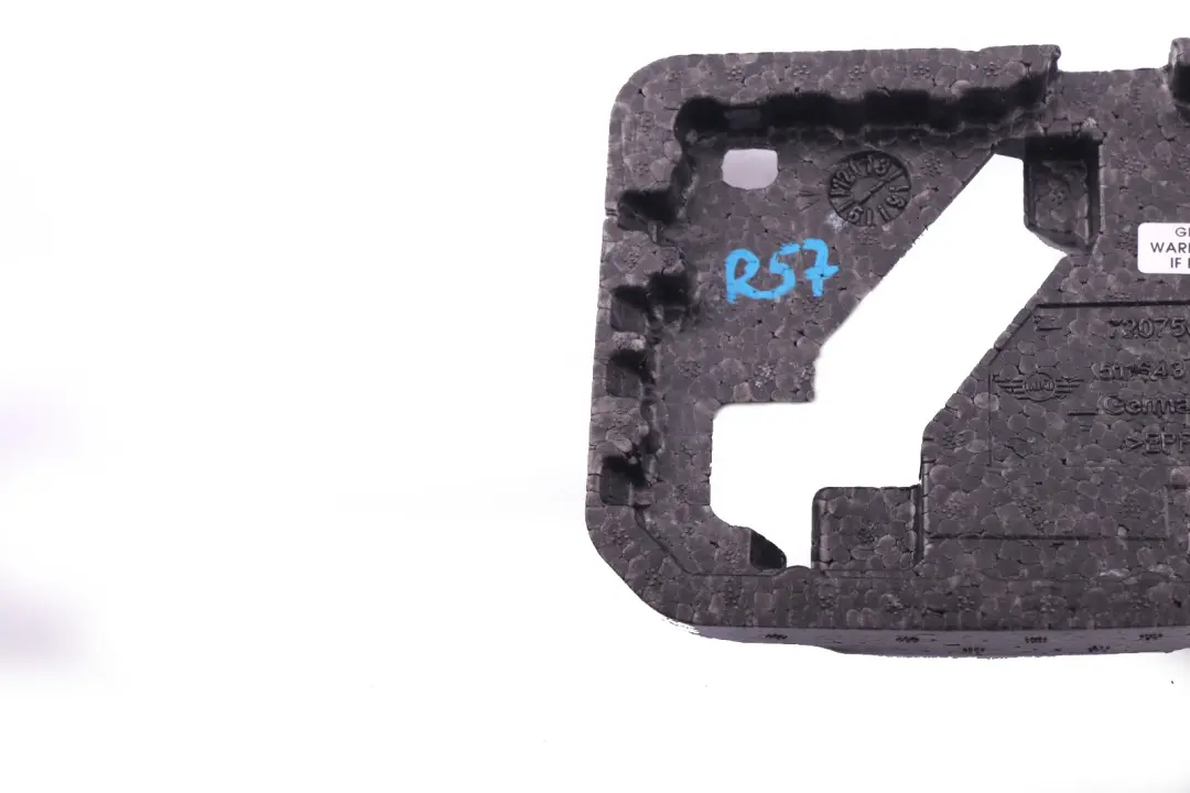 Osłona wkładka styropian podłogi do MINI R55 R56 R57 o numerze 7207507 MINI R55 R56 R57 Osłona wkładka styropian podłogi - SKU 7207507 - Numer Części 7207507