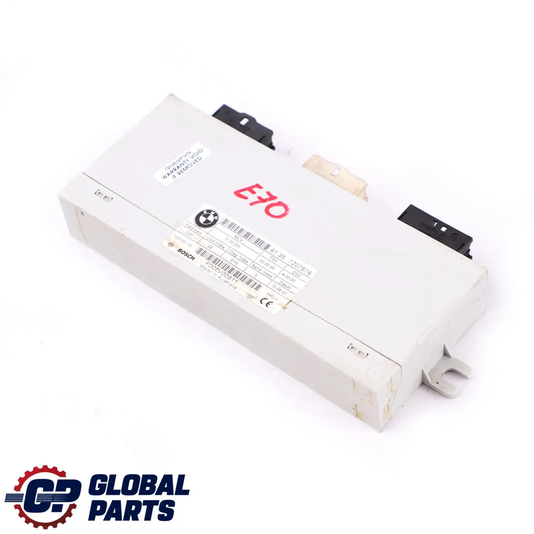 Module Control Unit Trunk Lid Rear Tailgate Lift to BMW X5 E70 X6 E71 with Part number 7207576 BMW X5 E70 X6 E71 Module Control Unit Trunk Lid Rear Tailgate Lift - SKU 7207576 - Part number 7207576