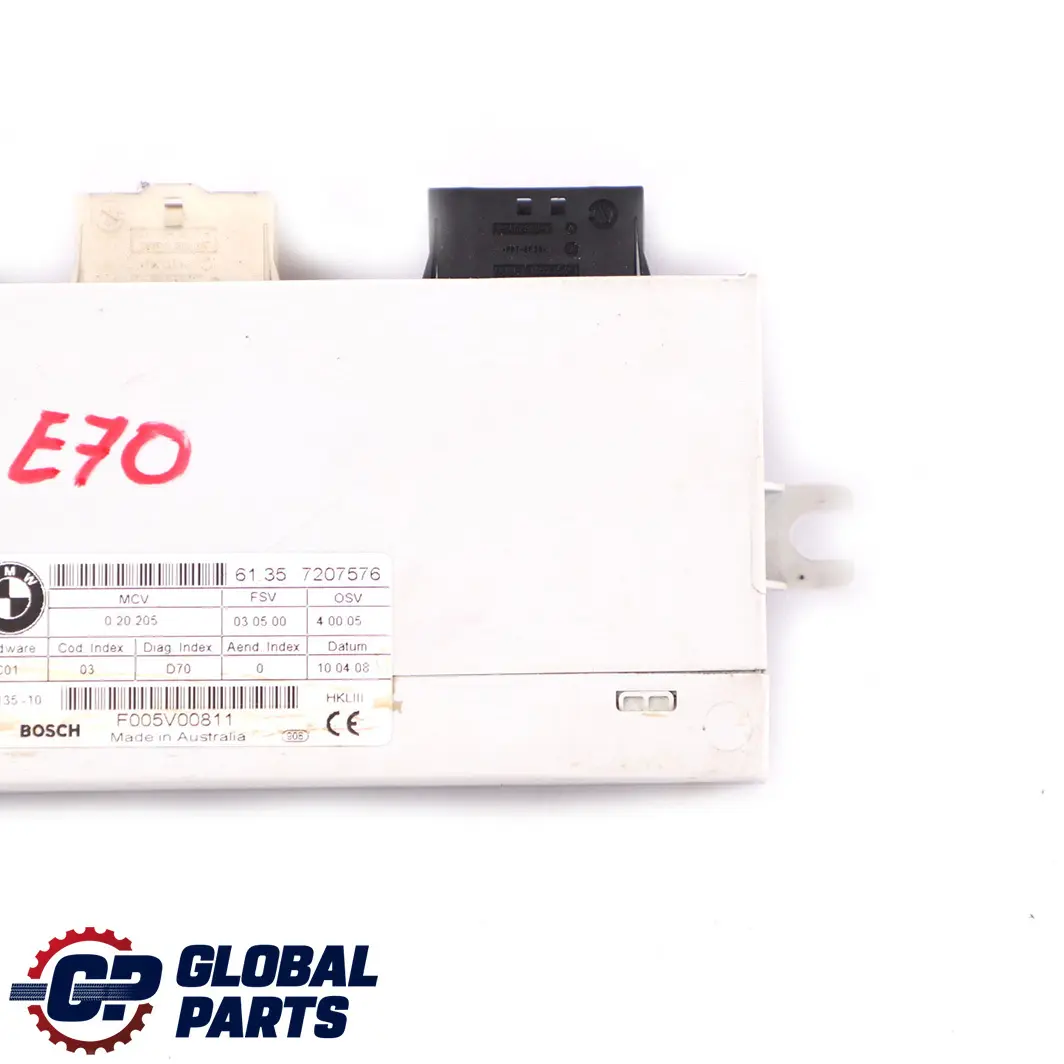 Module Control Unit Trunk Lid Rear Tailgate Lift to BMW X5 E70 X6 E71 with Part number 7207576 BMW X5 E70 X6 E71 Module Control Unit Trunk Lid Rear Tailgate Lift - SKU 7207576 - Part number 7207576