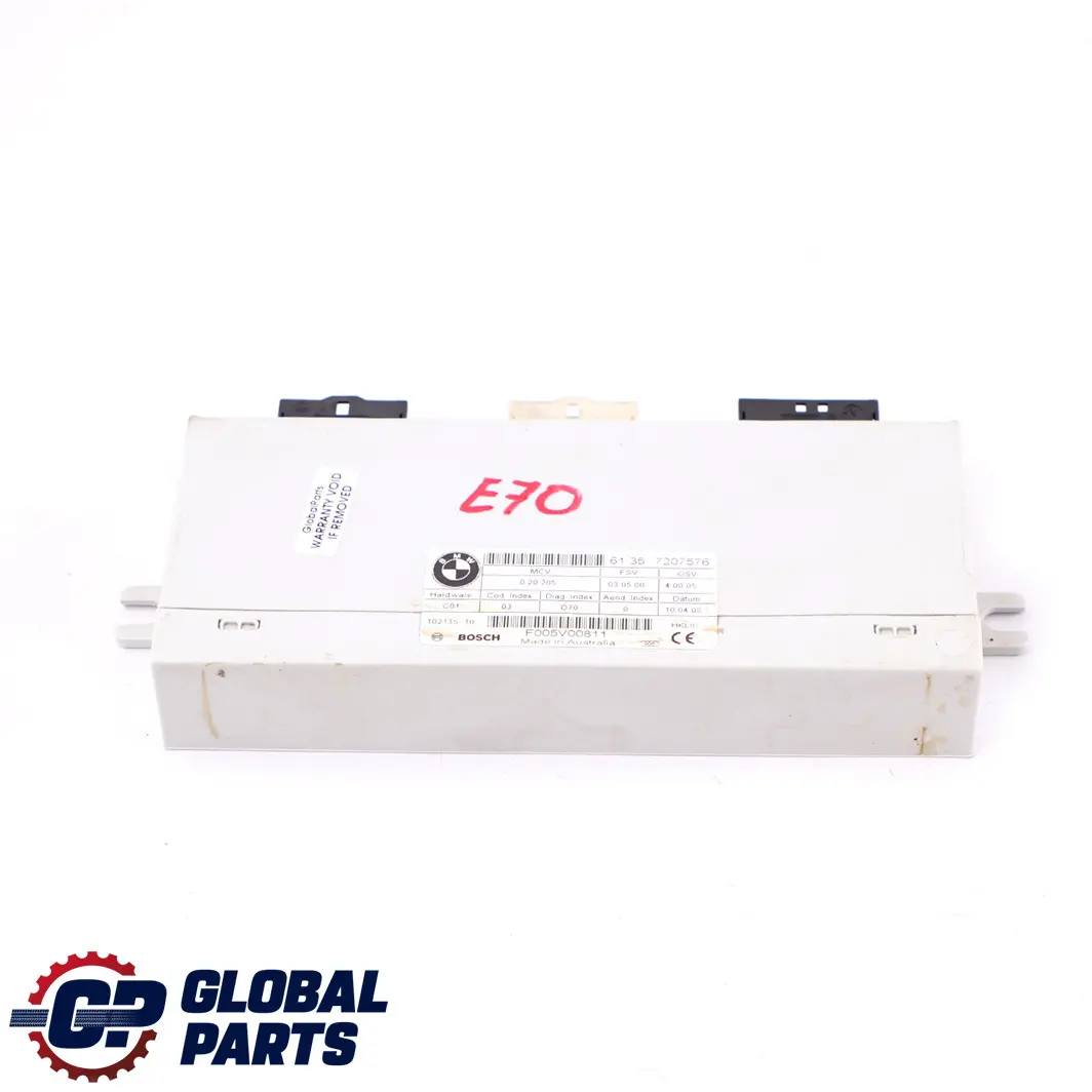 Module Control Unit Trunk Lid Rear Tailgate Lift to BMW X5 E70 X6 E71 with Part number 7207576 BMW X5 E70 X6 E71 Module Control Unit Trunk Lid Rear Tailgate Lift - SKU 7207576 - Part number 7207576