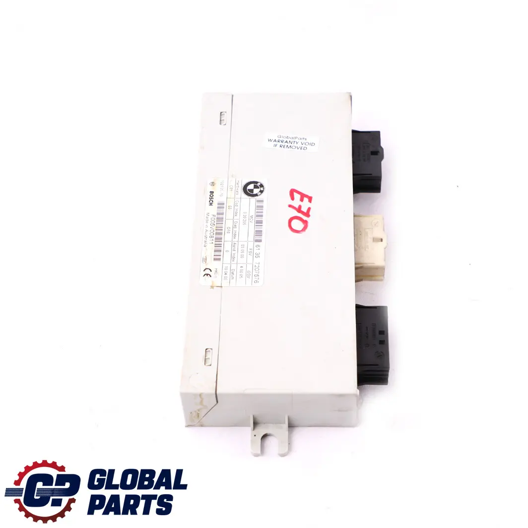 BMW X5 E70 X6 E71 Module Control Unit Trunk Lid Rear Tailgate Lift - SKU 7207576 - Part number 7207576