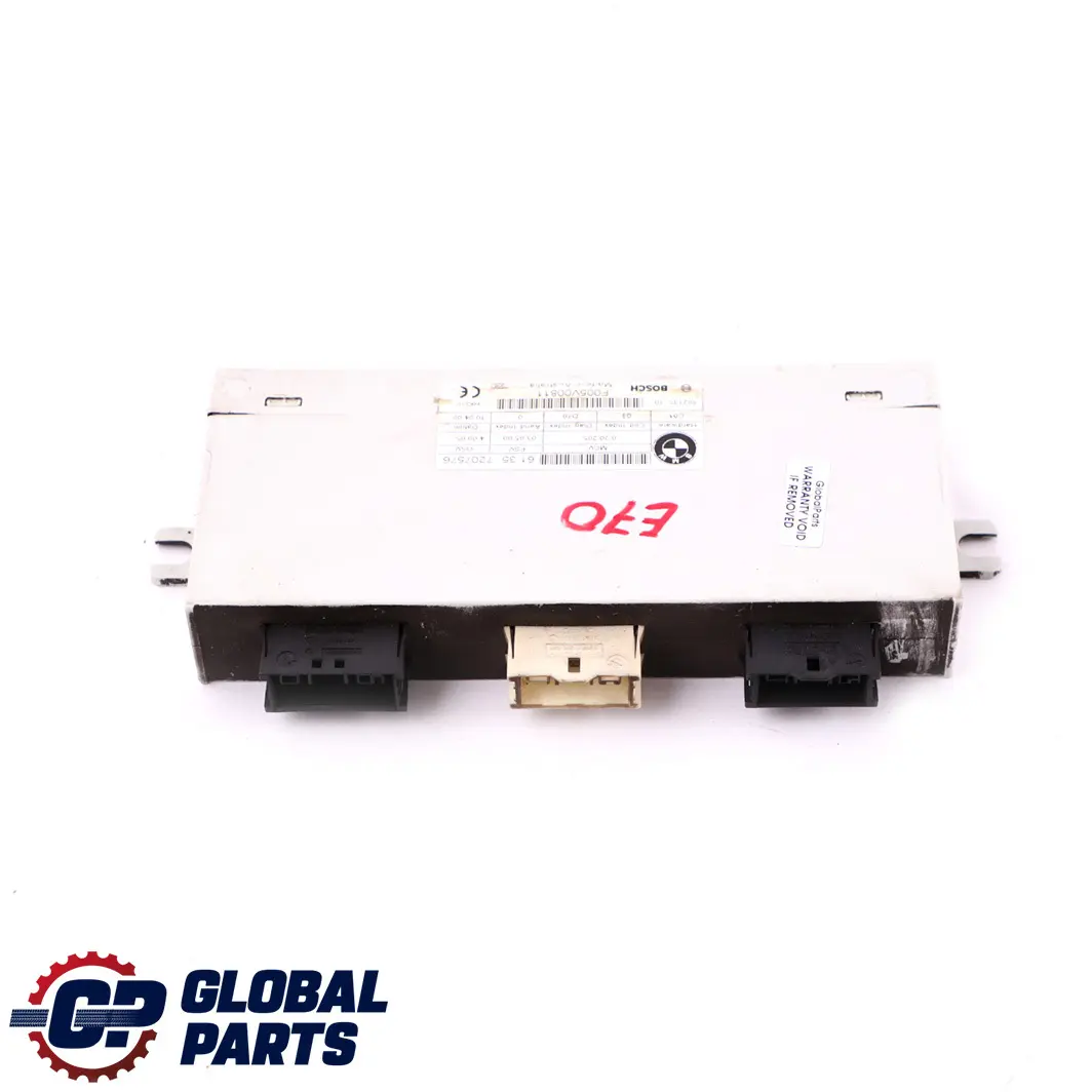 Module Control Unit Trunk Lid Rear Tailgate Lift to BMW X5 E70 X6 E71 with Part number 7207576 BMW X5 E70 X6 E71 Module Control Unit Trunk Lid Rear Tailgate Lift - SKU 7207576 - Part number 7207576