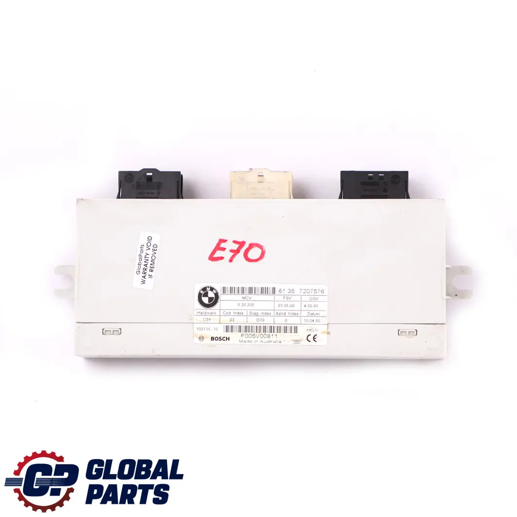 Module Control Unit Trunk Lid Rear Tailgate Lift to BMW X5 E70 X6 E71 with Part number 7207576 BMW X5 E70 X6 E71 Module Control Unit Trunk Lid Rear Tailgate Lift - SKU 7207576 - Part number 7207576