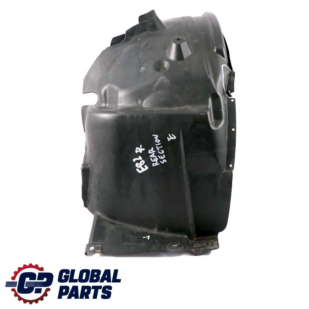 Rueda Delantera Derecha Arco Carcasa Seccion Trasera Trim Splash Guard para BMW E82 con número de pieza 7207650 BMW E82 Rueda Delantera Derecha Arco Carcasa Seccion Trasera Trim Splash Guard - SKU 7207650-1 - Número de pieza 7207650
