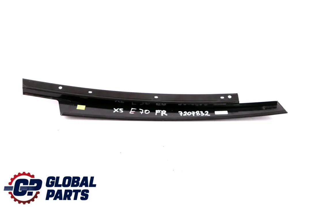 BMW X5 E70 Blende Fensterrahmen B-Säule Tür Vorne Rechts Glanzschwarz - SKU 7207832 - Teilenummer 7207832