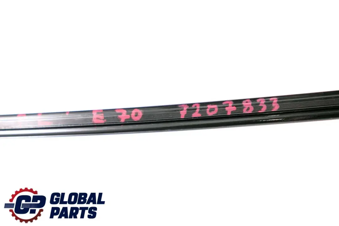 BMW X5 E70 Garniture Cadre Fenêtre Gauche Porte Avant Finition Brillante - SKU 7207833 - Numéro de pièce 7207833