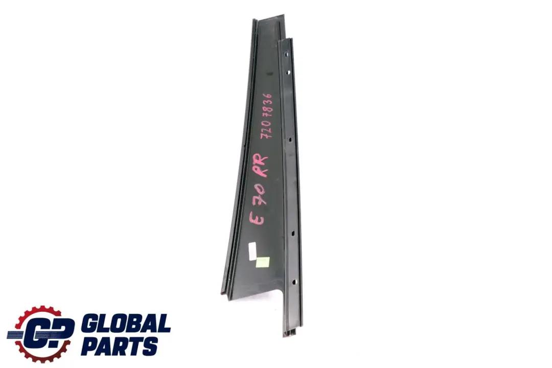 BMW X5 er E70 Blende Fensterrahmen B-Säule Tür Hinten Rechts Glanzschwarz - SKU 7207836 - Teilenummer 7207836