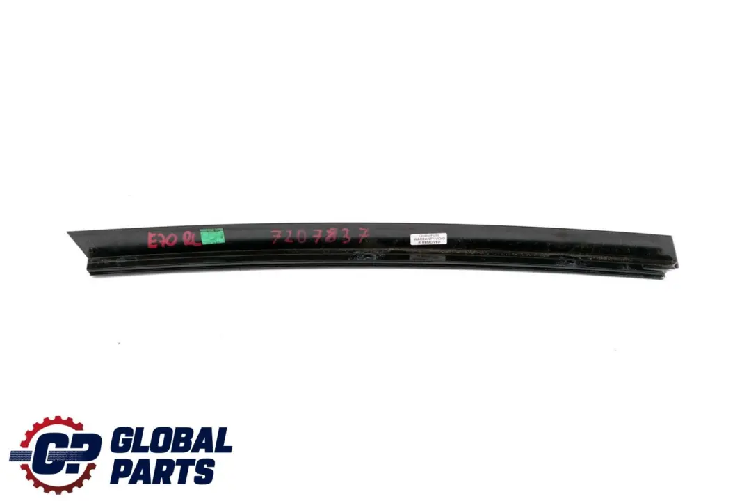 BMW X5 E70 Blende Fensterrahmen C-Säule Tür Hinten Links Glanzschwarz - SKU 7207837 - Teilenummer 7207837