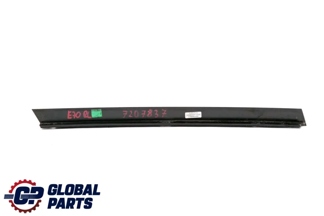 Blende Fensterrahmen C-Säule Tür Hinten Links Glanzschwarz für BMW X5 E70 mit Teilenummer 7207837 BMW X5 E70 Blende Fensterrahmen C-Säule Tür Hinten Links Glanzschwarz - SKU 7207837 - Teilenummer 7207837