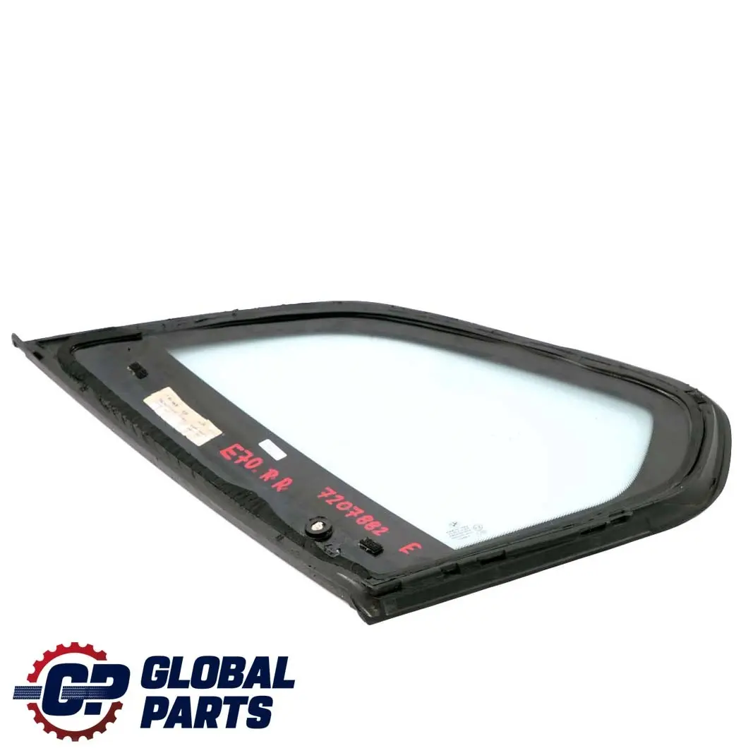 Szyba Boczna Prawy Tył AS2 do BMW X5 E70 o numerze 7207882 BMW X5 E70 Szyba Boczna Prawy Tył AS2 - SKU 7207882 - Numer Części 7207882