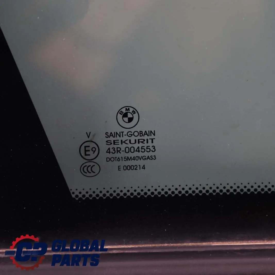 Ventana Lateral Negra Junta De Cristal Trasera Izquierda AS3 para BMW E70 1 con número de pieza 7207883 BMW E70 1 Ventana Lateral Negra Junta De Cristal Trasera Izquierda AS3 - SKU 7207885-1 - Número de pieza 7207883