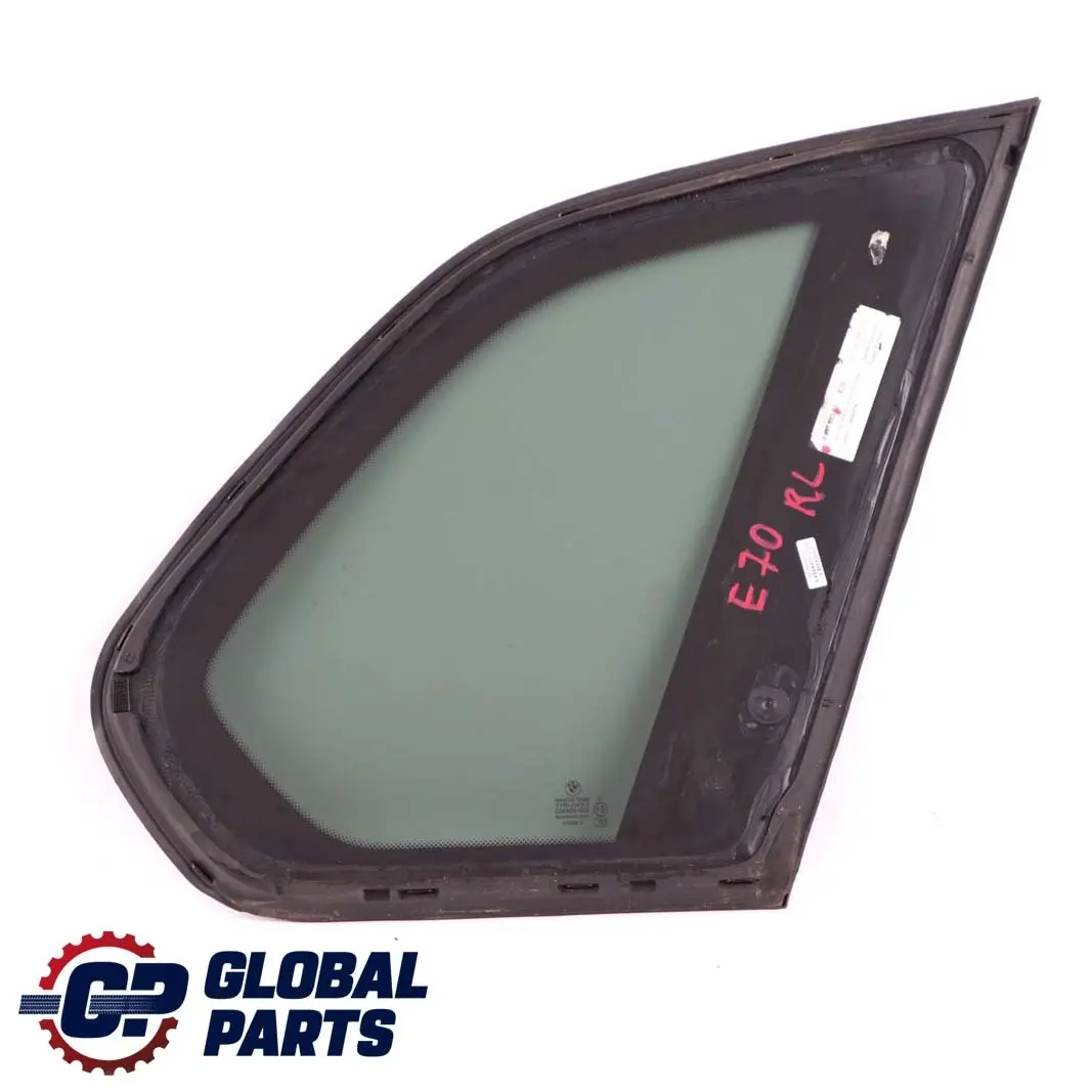 BMW E70 Guarnizione Vetro Nero Finestrino Laterale Posteriore Sinistro AS3 - SKU 7207885-1 - Numero di parte 7207883