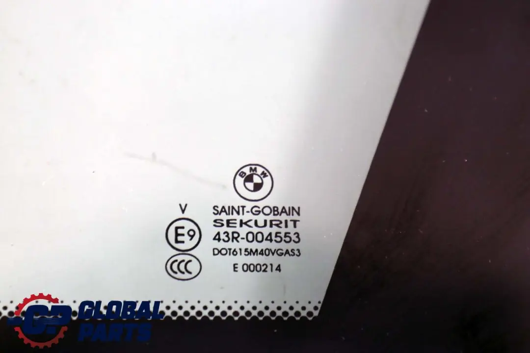 BMW X5 E70 Vitres Latérales Noires Joint De Vitre Arrière Droit O/S AS3 - SKU 7207886 - Numéro de pièce 7207886