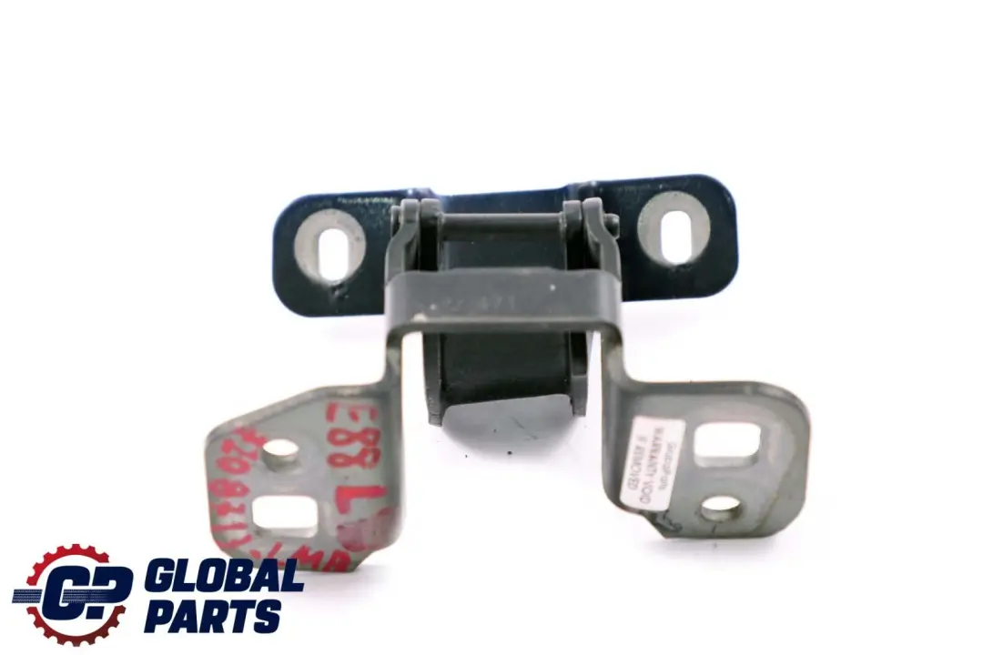 Links klappbares Dachklappenscharnier N/S Le Mans Blau 381 für BMW E88 mit Teilenummer 7208713 BMW E88 Links klappbares Dachklappenscharnier N/S Le Mans Blau 381 - SKU 7208713-LMB - Teilenummer 7208713