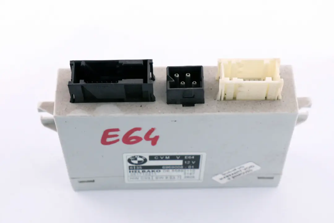 E64N Cabrio Moduł Sterownik Dachu Składanego 6969008 do BMW E64 o numerze 7209145 BMW E64 E64N Cabrio Moduł Sterownik Dachu Składanego 6969008 - SKU 7209145 - Numer Części 7209145