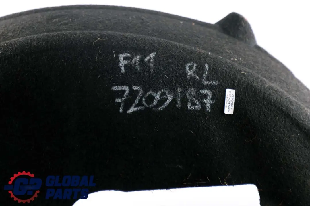 F11N LCI Hinten Links Radhaus Abdeckung Verkleidung für BMW F11 mit Teilenummer 7209187 BMW F11 F11N LCI Hinten Links Radhaus Abdeckung Verkleidung - SKU 7209187 - Teilenummer 7209187
