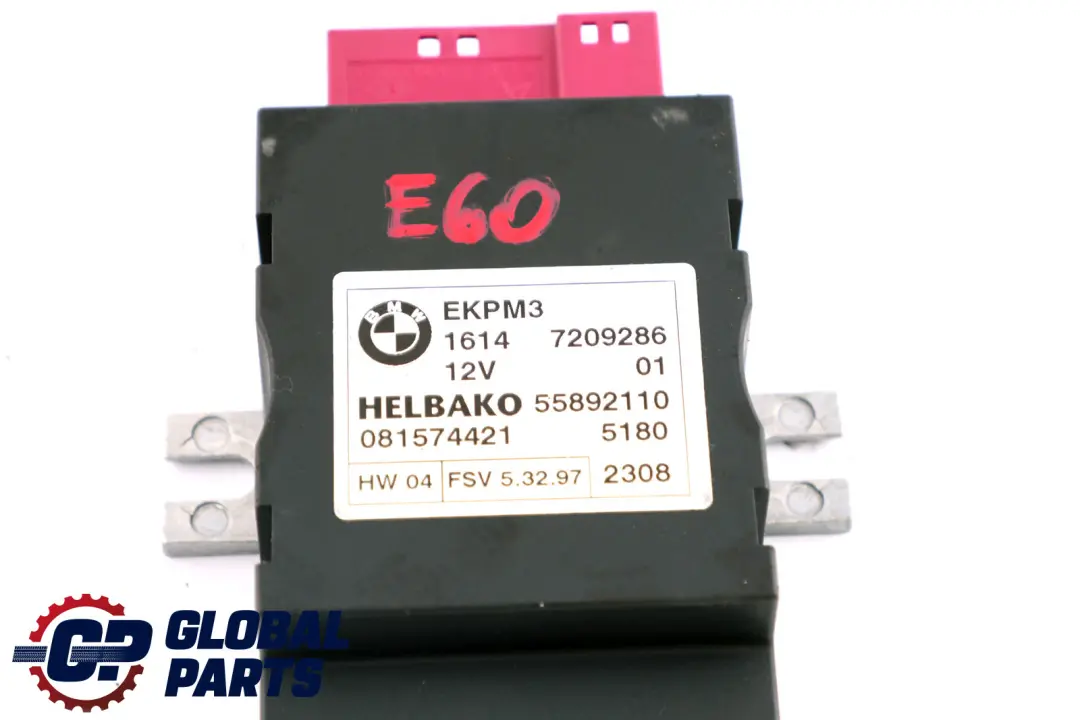  Control Unit BMW E60 E61 E81 E87 E90 For Fuel Pump ECU - SKU 7209286 - Part number 7229173