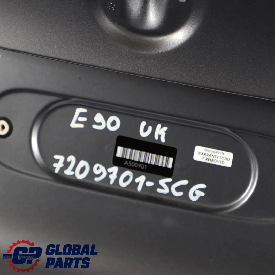 Trunk Boot Lid Tailgate Bootlid Spacegrau Space Grey to BMW 3 Series E90 LCI Rear with Part number 7209701 BMW 3 Series E90 LCI Rear Trunk Boot Lid Tailgate Bootlid Spacegrau Space Grey - SKU 7209701-SCG - Part number 7209701