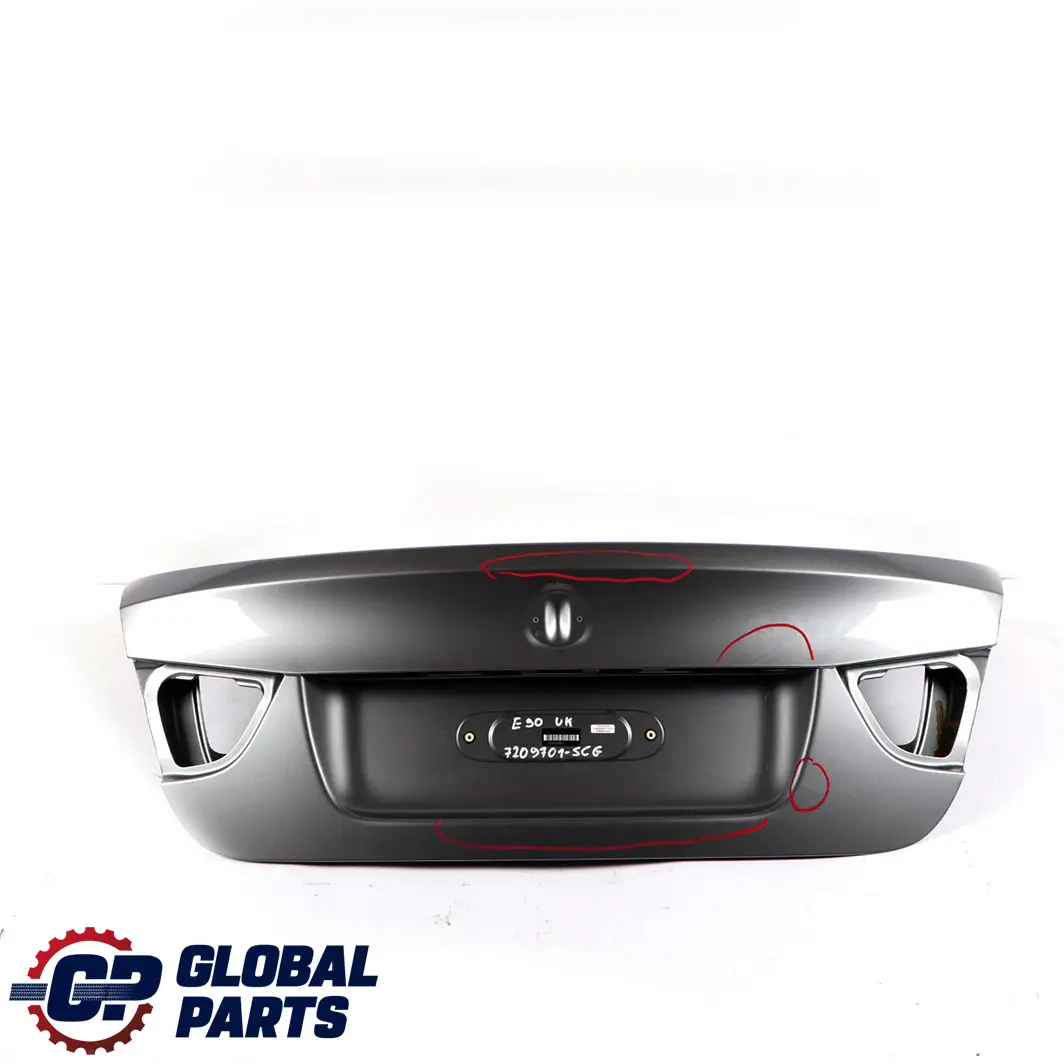 Trunk Boot Lid Tailgate Bootlid Spacegrau Space Grey to BMW 3 Series E90 LCI Rear with Part number 7209701 BMW 3 Series E90 LCI Rear Trunk Boot Lid Tailgate Bootlid Spacegrau Space Grey - SKU 7209701-SCG - Part number 7209701