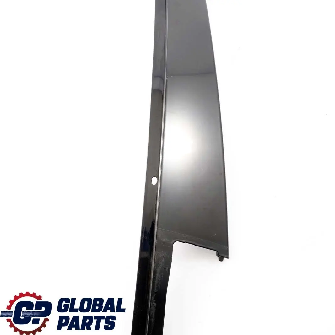 BMW F10 F11 Finisher B-Pillar Trim Cover Right Rear Door O/S Glanzschwarz - SKU 7209716 - Part number 7209716