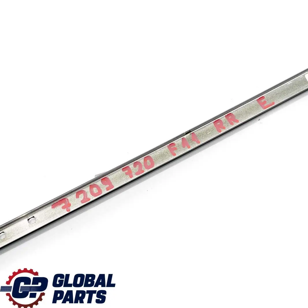 BMW 5 Series F11 Finisher Window Frame Top Door Rear Right High Gloss - SKU 7209720 - Part number 7209720