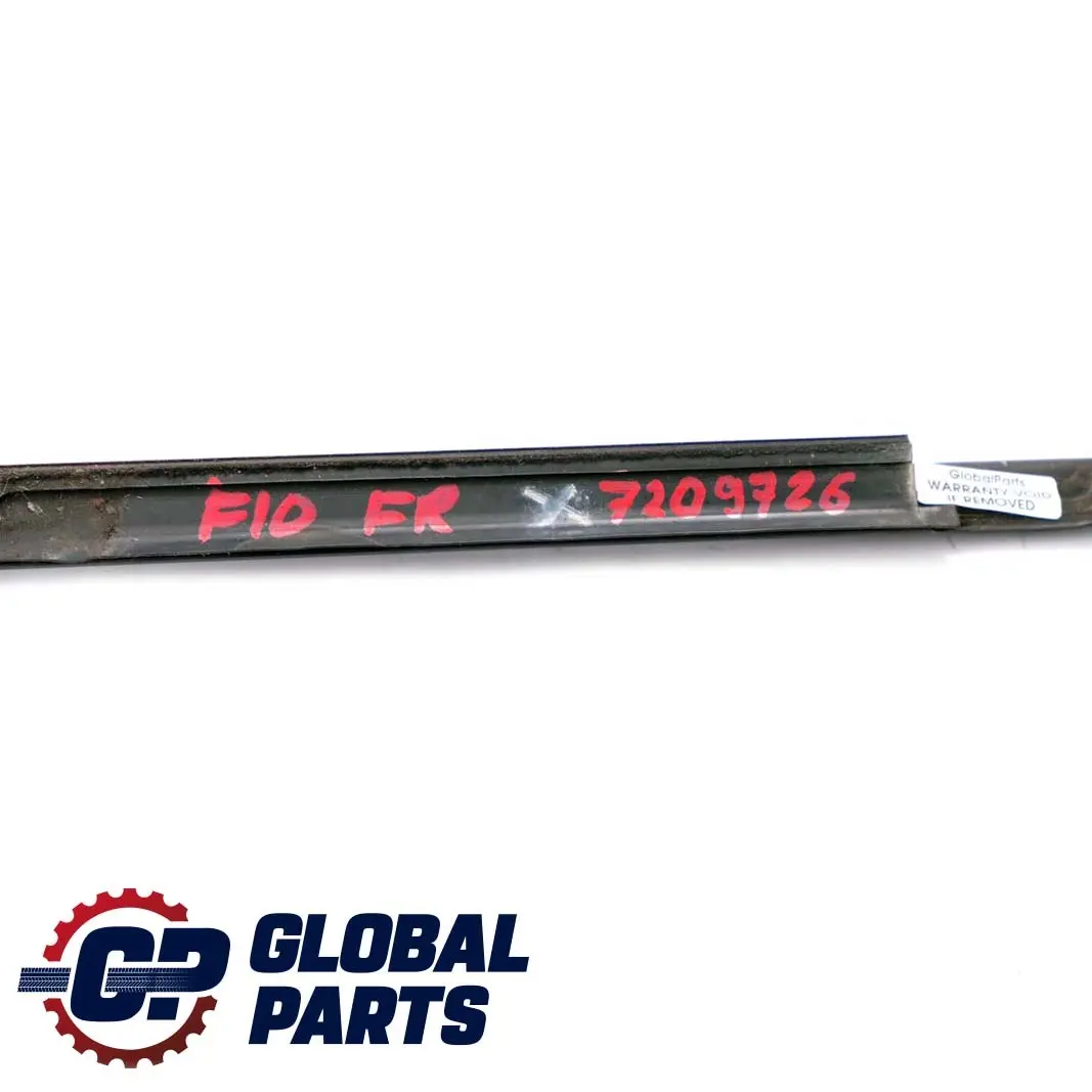  Window Trim BMW F10 F11 Channel Cover Exterior Door Front Right O/S High Gloss - SKU 7209726 - Part number 7209726