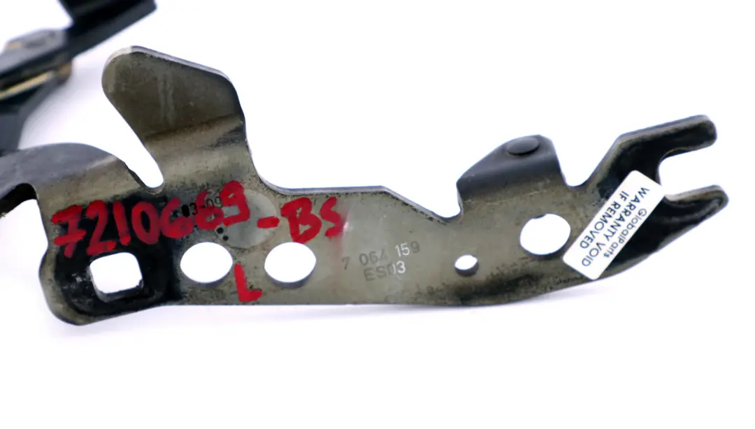 Cerniera cofano motore sinistro Black Sapphire - 475 7064159 per BMW E63 E64 LCI con numero di parte 7210669 BMW E63 E64 LCI Cerniera cofano motore sinistro Black Sapphire - 475 7064159 - SKU 7210669-BS - Numero di parte 7210669