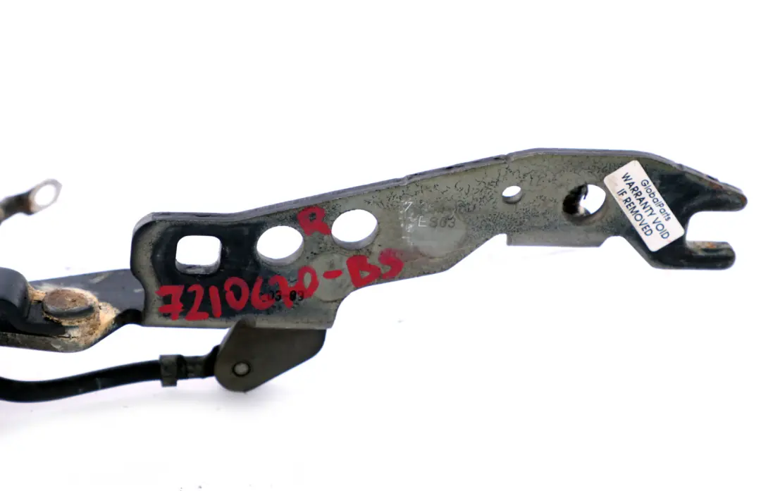 BMW E63 E64 LCI Engine Hood Hinge Right O/S Black Sapphire - 475 7064160 - SKU 7210670-BS - Part number 7210670