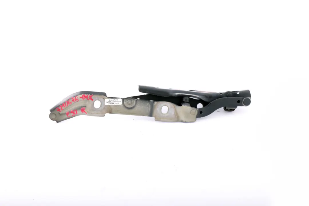 BMW E90 E92 Convertible Trunk Lid Tailgate Hinge Black Right - SKU 7210676-BLK - Número de pieza 7210676