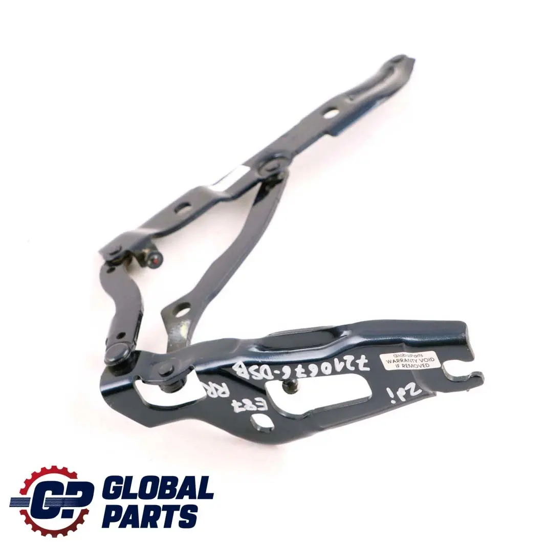 BMW 3 er E90 E92 Scharnier Heckklappe Rechts Tiefseeblau Metallic A76 - SKU 7210676-DSB - Teilenummer 7210676