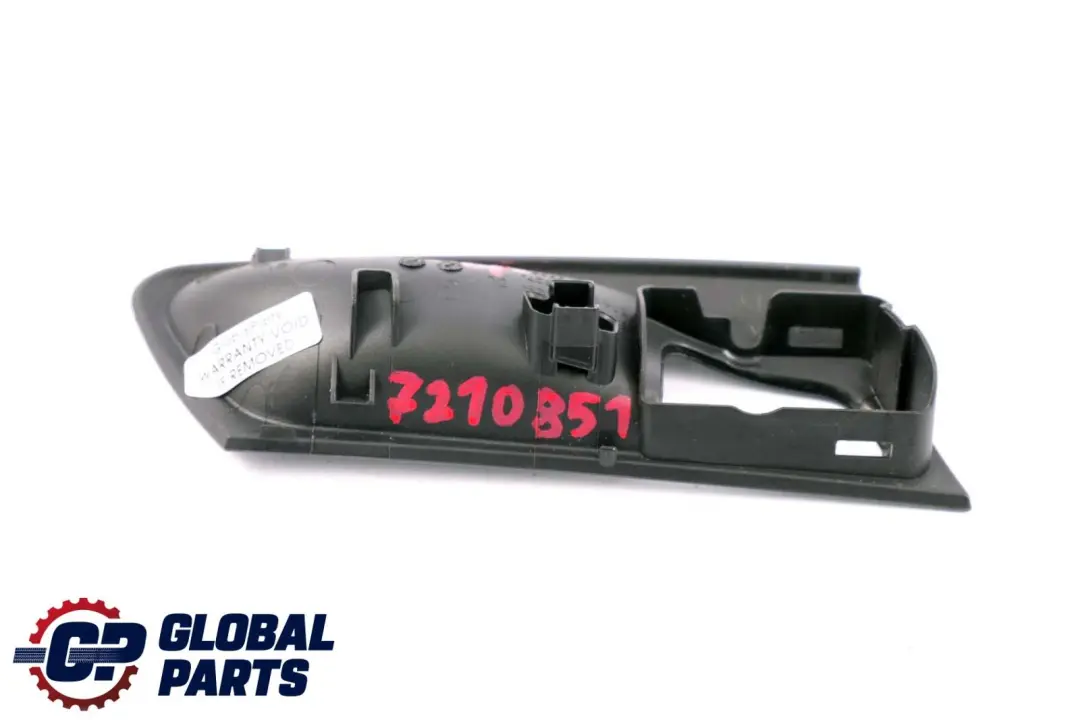 Poignée de porte intérieure avant gauche pour BMW X6 E71 à propos du numéro de pièce 9177529 BMW X6 E71 Poignée de porte intérieure avant gauche - SKU 7210851 - Numéro de pièce 9177529